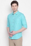 Men Shirt - Printed Sea Green