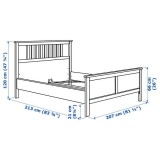 IKEA King Hemnes Headboard and Footboard