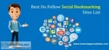 Dofollow Social Bookmarking Networks Sites List in India and USA