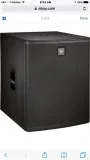 (4) EV ELX 118P sub speakers