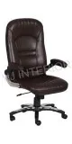Senior Officer Chair In Leather High Back