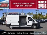Used 2015 RAM ProMaster 3500 High Roof Cargo Van for Sale in San
