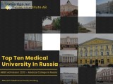 Get Admission in Top Ten Medical University In Russia 2020