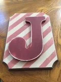 &quotJ&quot WALL HANGING