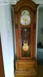 Solid oak grandfather clock