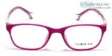 Rectangle Eyeglass for Kids Shiny Pink Front with Shiny Pink Tem