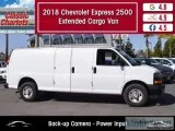 Used 2018 Chevrolet Express 2500 Extended Cargo Van for Sale in 