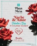 Valentine s Day special - 4 Course Dinner with Playa Mesa