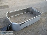 3  x 5  x 13" Stainless Steel Gas Pump Island Curb