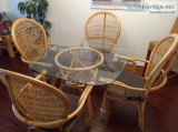 Dining table and chairs
