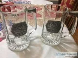 Genuine Pair of Molson Canadian Beer Mugs