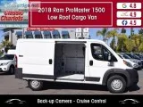 Used 2018 RAM ProMaster 1500 Low Roof Cargo Van for Sale in San 