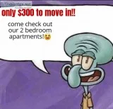 300 moves you in come check these 2 bedroom apartments