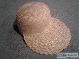 WIDE BRIM STRAW SUN VISOR HAT-NEW