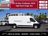 Used 2019 RAM ProMaster 3500 High Roof Cargo Van for Sale in San