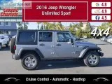 Used 2016 Jeep Wrangler Unlimited Sport S for Sale in San Diego 