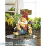 Garden Gnome On Strike