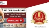 SSC CHSL Result 2020 DECLARED Download CHSL (102) Tier-II Exam M