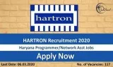 HARTRON Recruitment 2020 Haryana (117) ProgrammerNetwork Asst Jo