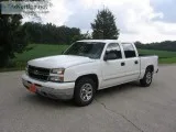 2005 Chevrolet Silverado 1500 White Pickup Truck 60414 Miles