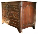 18th c. Louis XV Walnut Commode