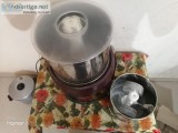 Table top wet grinder with chutney attachment