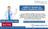 MBBS in Russia for Indian Students 2020 - MBBS Admission in Russ