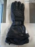 Motorcycle leather black gloves Men medium