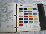 1970-79 RM AUTO PAINT COLOR CHIP BOOK