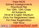 Free NIOS TMA Solved Assignments 2019-20