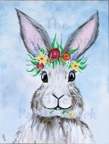 Folsom Family Room  NEW PAINTING  Spring Bunny  SPRING BREAK SPE