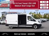 Used 2018 Ford Transit Cargo 250 LWB Medium Roof Van for Sale in