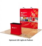 Tension Fabric Displays With Stretch Fabric and Graphics Print  
