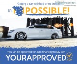 ITS POSSIBLE TO GET A CAR WITH NO OR BAD CREDIT