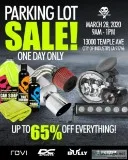 Parking Lot Sale March 28 9am-1pm