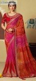 Traditional Rajasthani Bandhej Sarees Online