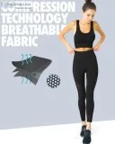Look Great In Mesh Seamless Legging with Ribbing Detail  eBay
