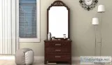 Look at the modern dressing table design online in India  Wooden