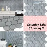 Tile mosaics backsplash and tile flooring HALF PRICE