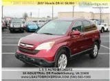  2007 HONDA CR-V EX-L4X4AUTOMATICS UNROOFFINANCING AVAILABLE