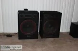RADIOSHACK 15 inch PA SPEAKERS