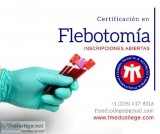 Curso de Flebotom&iacutea Certificaci&oacuten Nacional
