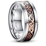 Conjuntos de anillos dey boda de todas las tayas de tungsteno nu