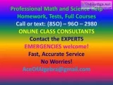 Online Tutoring HW Tests MATH SCIENCE STATs