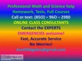 Online Tutoring HW Tests MATH SCIENCE STATs