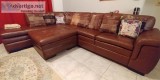 Spacious and Extremely Comfortable Leather Couch (Sectional)