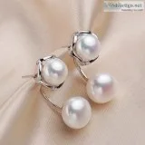 100% 925 Sterling Silver Real Freshwater Pearl Jewelry and Semi-