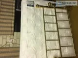 Complete double bed head and foot boardframe ebox spring and new