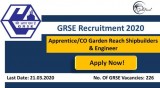 GRSE Recruitment 2020 (240) ApprenticeCO Garden Reach Shipbuilde