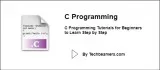 C Tutorial for Beginners